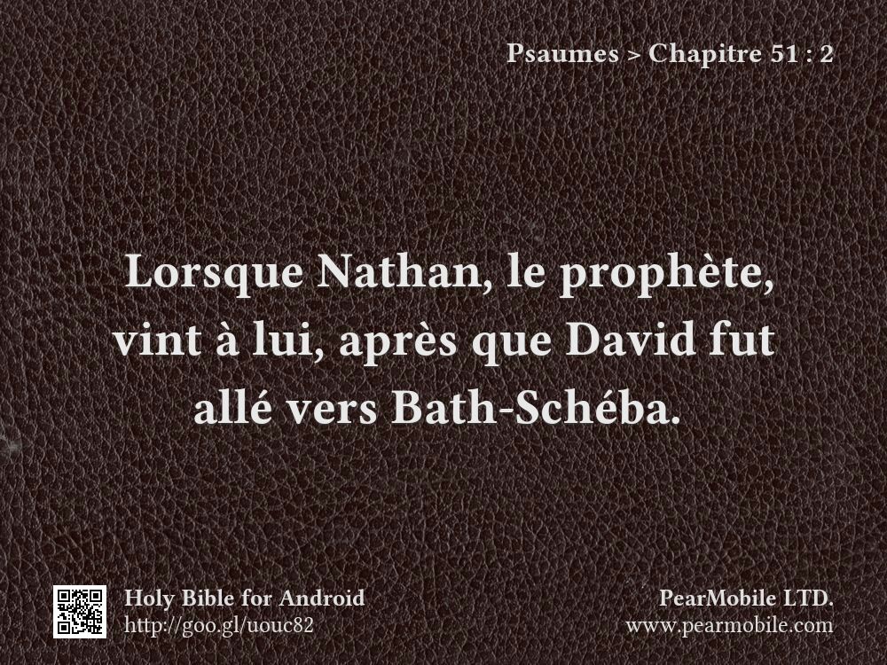 Psaumes, Chapitre 51:2